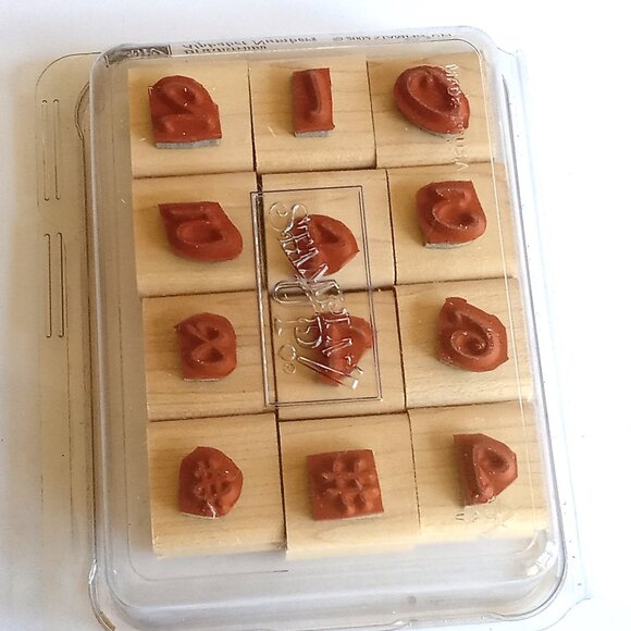 2002 Stampin' Up! Numbers Wooden Stamps - Picture 2 of 8